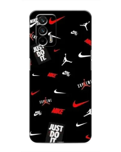 Чохол для Realme 7 з картинкою «Nike Mix Pattern»
