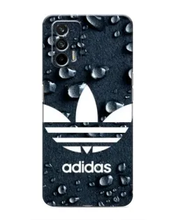 Чохол для Realme 7 з картинкою «Adidas Trefoil Blue»