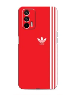 Чохол для Realme 7 з картинкою «Червоний мінімалізм Adidas»