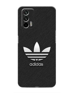 Чохол для Realme 7 з картинкою «Adidas Карбонова текстура»