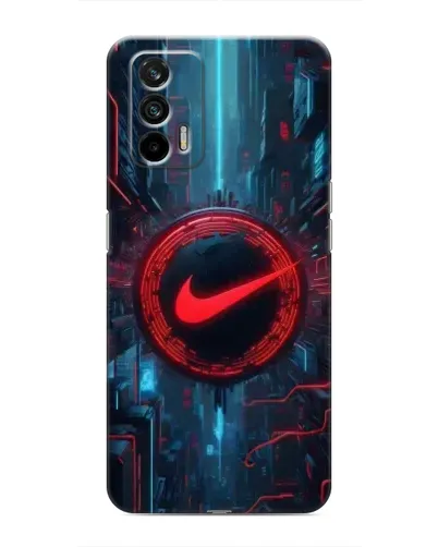 Чехол для Realme 7 с картинкой «Техногенный стиль Nike» Чехол для Realme 7 с картинкой «Техногенный стиль Nike»