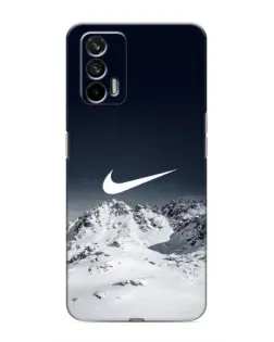 Чехол для Realme 7 с картинкой «Nike — зимние горы» Чехол для Realme 7 с картинкой «Nike — зимние горы»