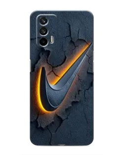 Чехол для Realme 7 с картинкой «Объемный логотип Найк» Чехол для Realme 7 с картинкой «Объемный логотип Найк»