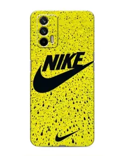 Чехол для Realme 7 с картинкой «Желтый текстурный Nike» Чехол для Realme 7 с картинкой «Желтый текстурный Nike»
