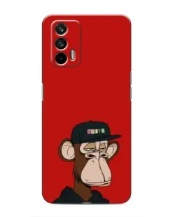 Чехол для Realme 7 с картинкой «Bored Ape — красный фон» Чехол для Realme 7 с картинкой «Bored Ape — красный фон»