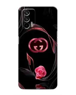 Чохол для Realme 7 з картинкою «Gucci — неонова троянда»