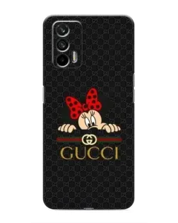 Чохол для Realme 7 з картинкою «Мінні Маус Gucci — чорний»