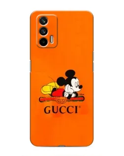 Чохол для Realme 7 з картинкою «Міккі Маус Gucci — помаранч»