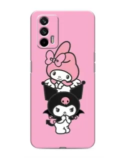 Чохол для Realme 7 з картинкою «My Melody та Kuromi» Чохол для Realme 7 з картинкою «My Melody та Kuromi»