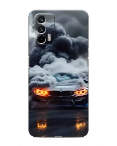 Чехол для Realme 7 с картинкой «BMW в дыму» Чехол для Realme 7 с картинкой «BMW в дыму»