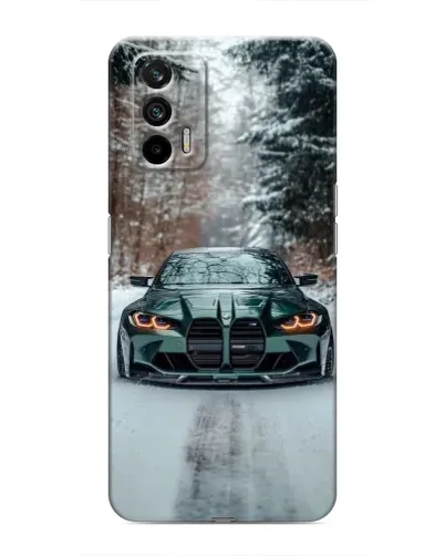 Чехол для Realme 7 с картинкой «BMW в зимнем лесу» Чехол для Realme 7 с картинкой «BMW в зимнем лесу»