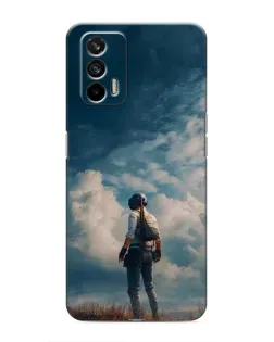 Чохол для Realme 7 з картинкою «Герой PUBG на скелі» Чохол для Realme 7 з картинкою «Герой PUBG на скелі»
