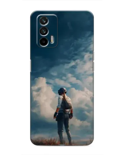 Чохол для Realme 7 з картинкою «Герой PUBG на скелі» Чохол для Realme 7 з картинкою «Герой PUBG на скелі»
