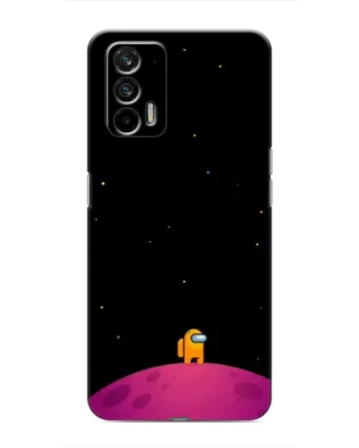 Чехол для Realme 7 с картинкой «Одинокий герой на планете» Чехол для Realme 7 с картинкой «Одинокий герой на планете»