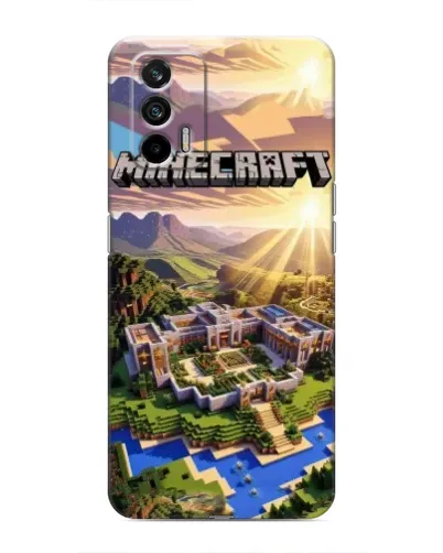 Чохол для Realme 7 з картинкою «Minecraft панорама»