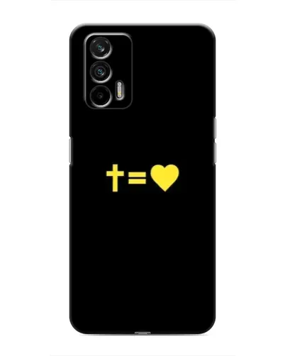 Чохол для Realme 7 з картинкою «Серце та Хрест»