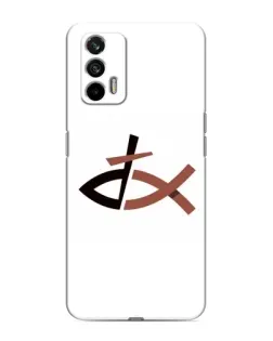 Чохол для Realme 7 з картинкою «Риба та хрест»
