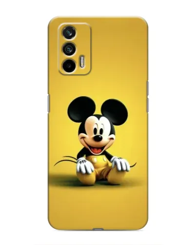 Чохол для Realme 7 з картинкою «Міккі на жовтому»