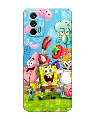 Чехол для Realme 7 с картинкой «Губка Боб и друзья» Чехол для Realme 7 с картинкой «Губка Боб и друзья»