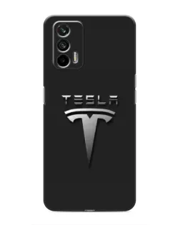 Чохол для Realme 7 з картинкою «Сталевий логотип Tesla» Чохол для Realme 7 з картинкою «Сталевий логотип Tesla»