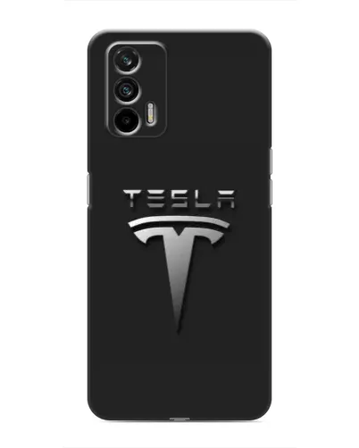 Чохол для Realme 7 з картинкою «Сталевий логотип Tesla» Чохол для Realme 7 з картинкою «Сталевий логотип Tesla»