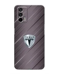 Чохол для Realme 7 з картинкою «Металева текстура Tesla» Чохол для Realme 7 з картинкою «Металева текстура Tesla»