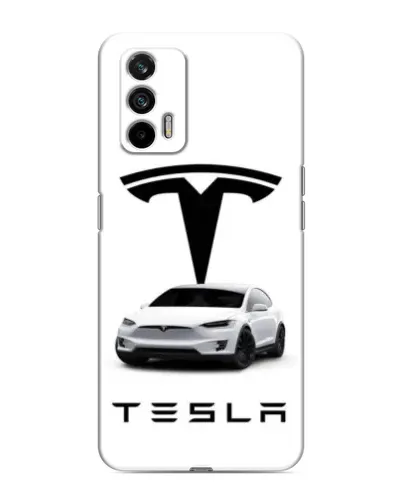 Чохол для Realme 7 з картинкою «Tesla White Style» Чохол для Realme 7 з картинкою «Tesla White Style»