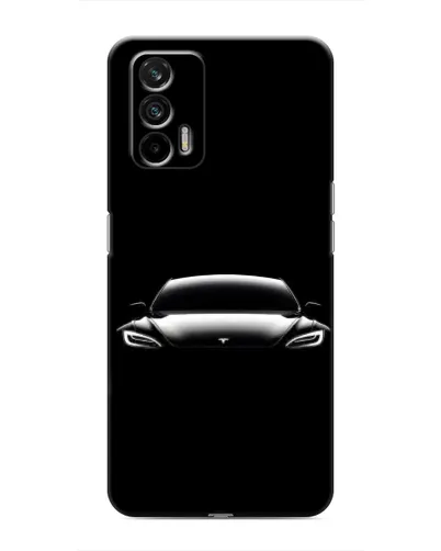 Чохол для Realme 7 з картинкою «Фари Tesla Night» Чохол для Realme 7 з картинкою «Фари Tesla Night»