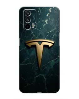 Чохол для Realme 7 з картинкою «Мармурова Tesla Gold» Чохол для Realme 7 з картинкою «Мармурова Tesla Gold»