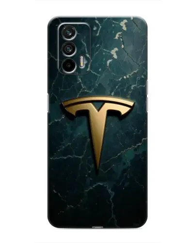 Чохол для Realme 7 з картинкою «Мармурова Tesla Gold» Чохол для Realme 7 з картинкою «Мармурова Tesla Gold»