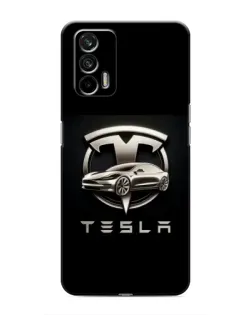 Чохол для Realme 7 з картинкою «Tesla — срібне авто» Чохол для Realme 7 з картинкою «Tesla — срібне авто»