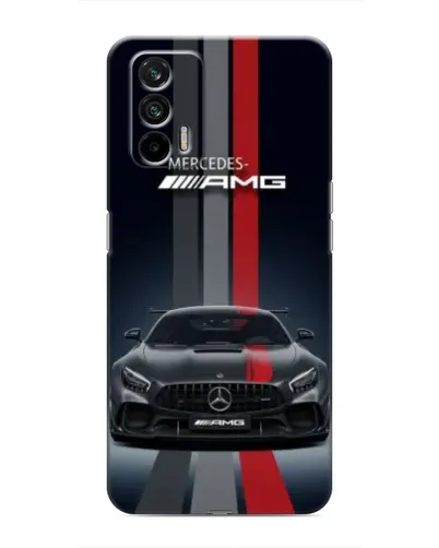 Чехол для Realme 7 с картинкой «Mercedes — белый карбон» Чехол для Realme 7 с картинкой «Mercedes — белый карбон»