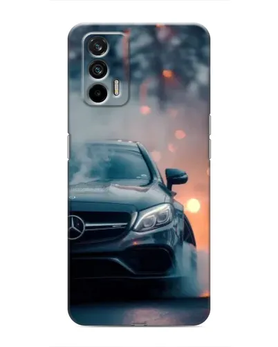 Чехол для Realme 7 с картинкой «Mercedes — ночной город» Чехол для Realme 7 с картинкой «Mercedes — ночной город»