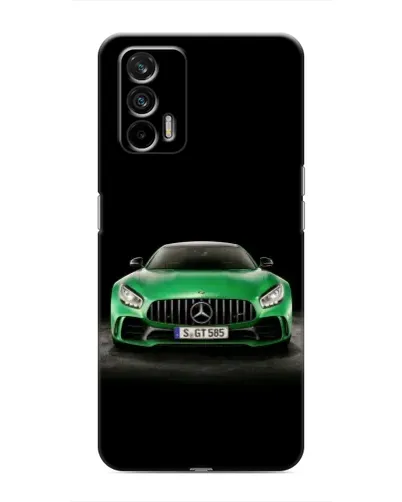 Чехол для Realme 7 с картинкой «Mercedes — неоновый лого» Чехол для Realme 7 с картинкой «Mercedes — неоновый лого»