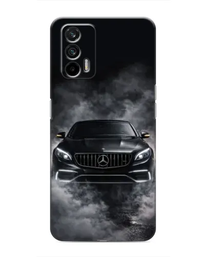 Чехол для Realme 7 с картинкой «Mercedes в дыму» Чехол для Realme 7 с картинкой «Mercedes в дыму»