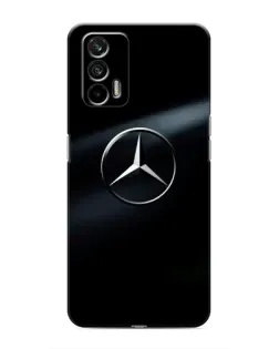 Чехол для Realme 7 с картинкой «Mercedes на металле»