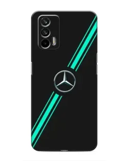 Чехол для Realme 7 с картинкой «Спортивные линии Mercedes»