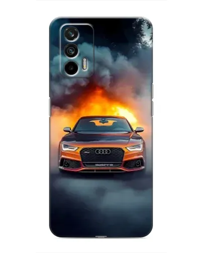 Чохол для Realme 7 з картинкою «Audi у вогняному диму» Чохол для Realme 7 з картинкою «Audi у вогняному диму»