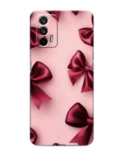 Чохол для Realme 7 з картинкою «Бордовий атлас»