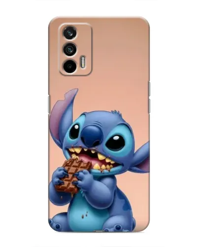 Чохол для Realme 7 з картинкою «Стіч їсть шоколад»