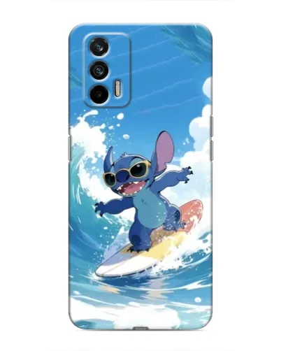 Чохол для Realme 7 з картинкою «Стіч на хвилі»