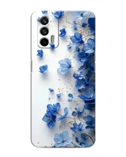 Чохол для Realme 7 з картинкою «Блакитний квітковий каскад» Чохол для Realme 7 з картинкою «Блакитний квітковий каскад»