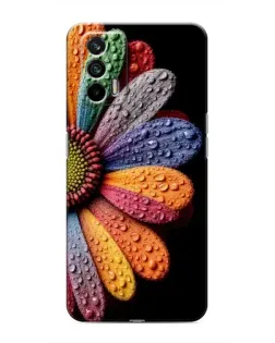 Чохол для Realme 7 з картинкою «Райдужна квітка»