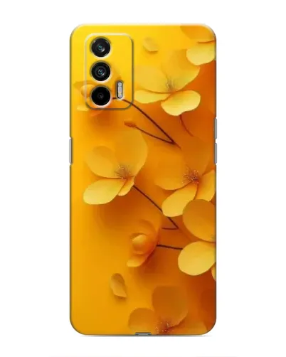 Чохол для Realme 7 з картинкою «Золоті пелюстки» Чохол для Realme 7 з картинкою «Золоті пелюстки»