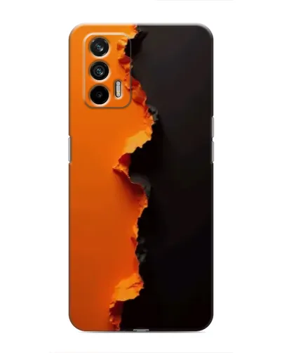 Чохол для Realme 7 з картинкою «Помаранчевий розлом»