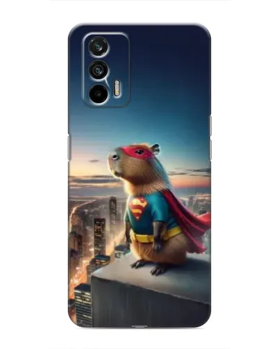 Чохол для Realme 7 з картинкою «Капі-мен супергерой»