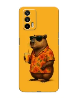 Чохол для Realme 7 з картинкою «Капібара на відпочинку»