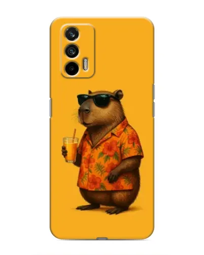 Чохол для Realme 7 з картинкою «Капібара на відпочинку»