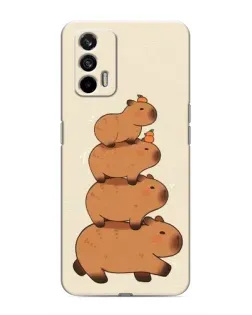 Чохол для Realme 7 з картинкою «Вежа з капібар»