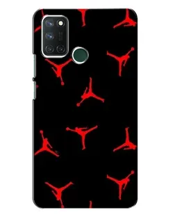 Чохол для Realme 7i з картинкою «Jordan Red Pattern» Чохол для Realme 7i з картинкою «Jordan Red Pattern»